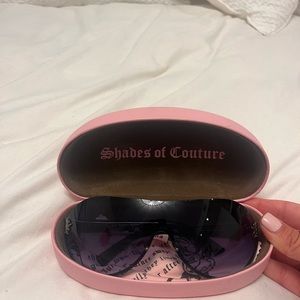 Juicy Couture sunglasses! Excellent condition, comes with original case & cloth